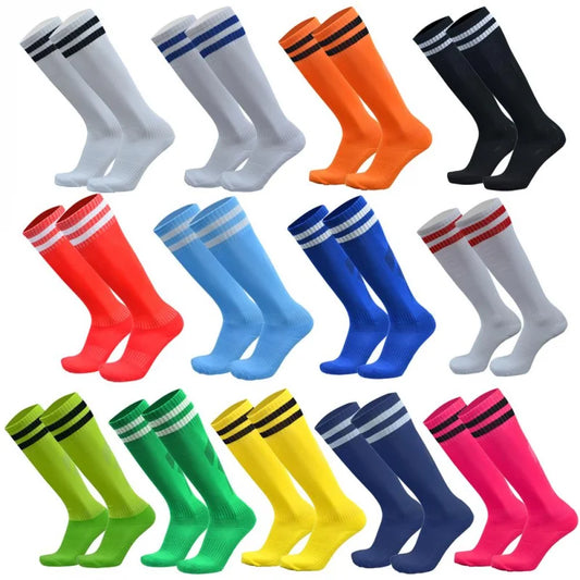 1 Pair Soccer Sports Socks Long  Knee Cotton Spandex socks