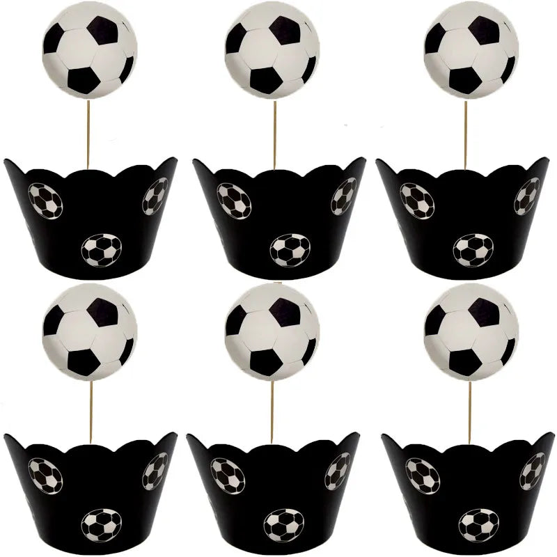 Soccer Theme Disposable Tableware Set