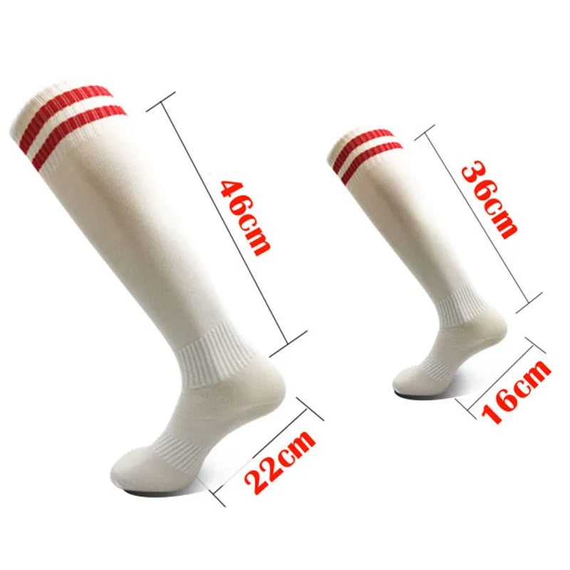 1 Pair Soccer Sports Socks Long  Knee Cotton Spandex socks