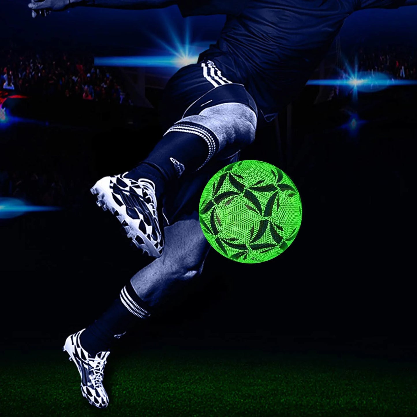 Reflective Football LED Training Soccer No. 5 No. 4 Soccer ball