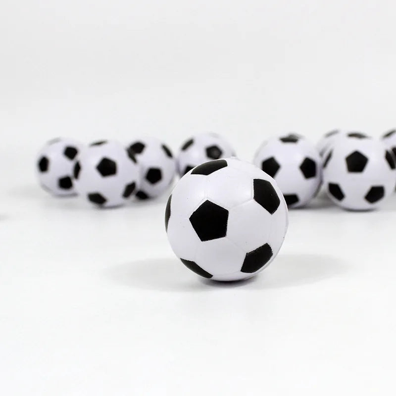 4CM Football Bouncy Balls Jumping Solid Elastic Rubber Balls Kids Boys Happy Soccer Theme Birthday Party Decors