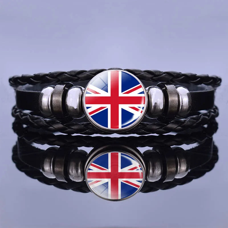 Soccer Leather Bracelet